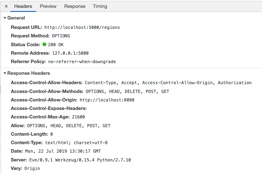 Cors issue when returning error in filter - ServiceStack Customer